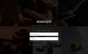 Mango website