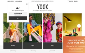 Yoox website
