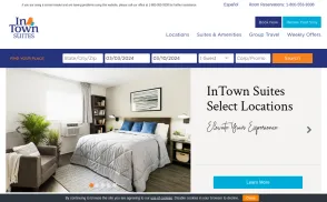 InTown Suites website