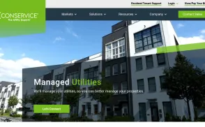 Conservice Utility Management & Billing website