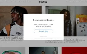 SSENSE website