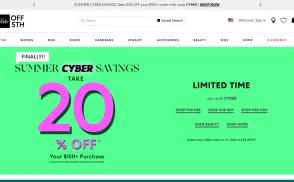 Saks OFF 5th website