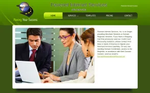 Pavenet Internet Services website
