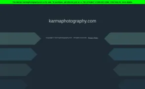 Karma Photography website