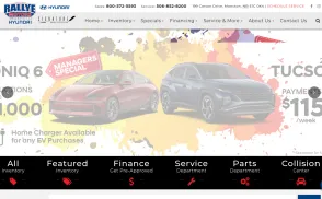 Rallye Motors Hyundai website