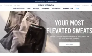 Mack Weldon website