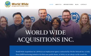 World Wide Acquisitions website