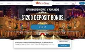 Royal Vegas Online Casino website