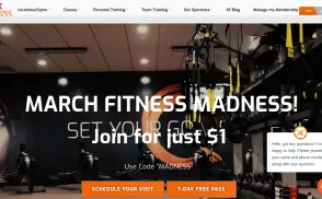 Xperience Fitness website