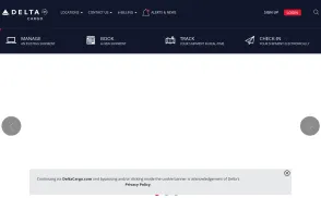 Delta Cargo website