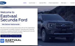 Eastvaal Secunda Ford website