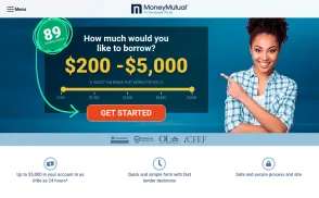 MoneyMutual website