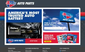 Carquest Auto Parts website