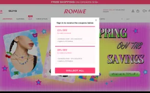 Romwe website