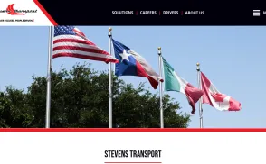 Stevens Transport website