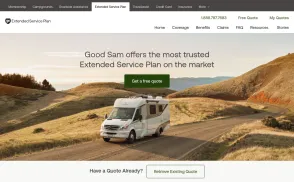 Good Sam Extended Service Plan website