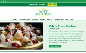 Patel Brothers website