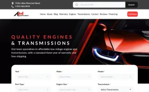 AM Used Auto Parts [AMUAP] website