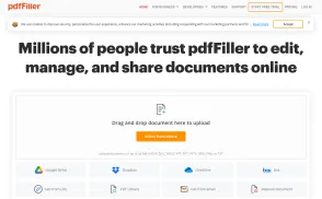 PDFFiller website