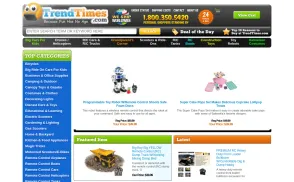 Trend Times Toys website