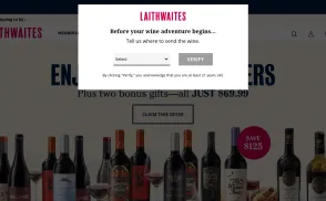 Laithwaites Wine website