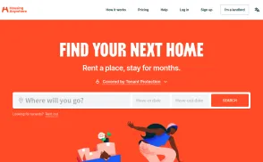 Housing Anywhere website