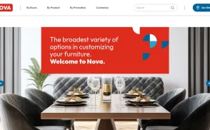 Nova Furnishing Center Pte Ltd. website