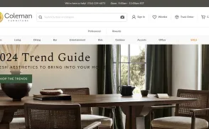 Coleman Furniture website
