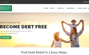 Trinity Debt Management website