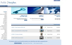 PublicSurplus website