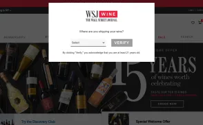 WSJ Wine website