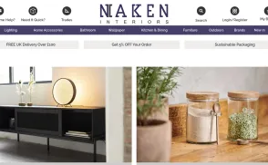 Naken Interiors website