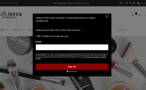 Bella Terra Cosmetics website