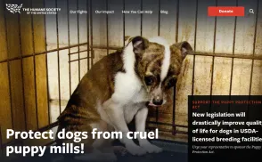 The Humane Society website