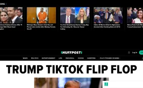 The Huffington Post website