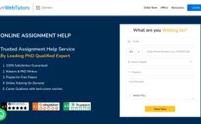LiveWebTutors website