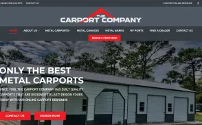 The Carport Company website