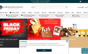eSkincareStore website
