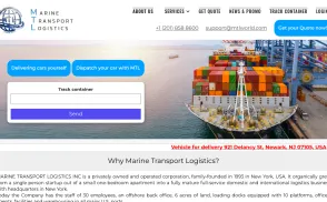 Marine Transport Logistics website
