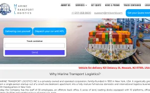 Marine Transport Logistics website