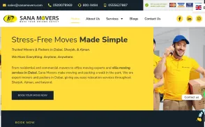 Sana Movers website