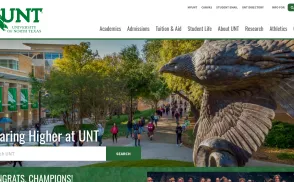 University Of North Texas website