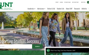 University Of North Texas website