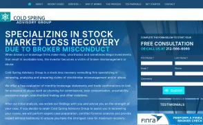 Cold Spring Advisory Group website