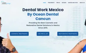 Cancun Dental Specialists website
