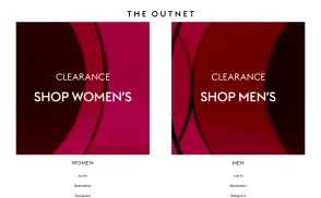 The Outnet website