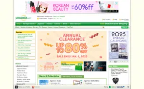YesAsia website
