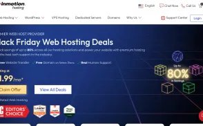 InMotion Hosting website
