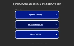 Quantum Wellness Botanical Institute website