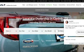 Huffines Kia Corinth website